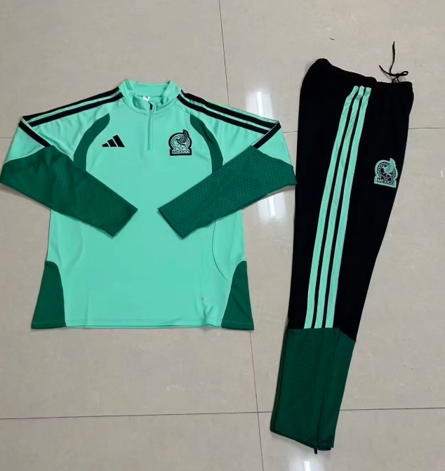 AAA Quality Mexico 25/26 Tracksuit - Light Green